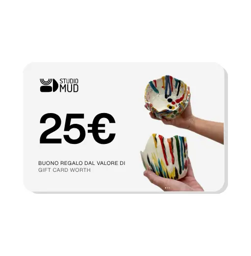 GIFT CARD 25 BUONO SCONTO STUDIO MUD